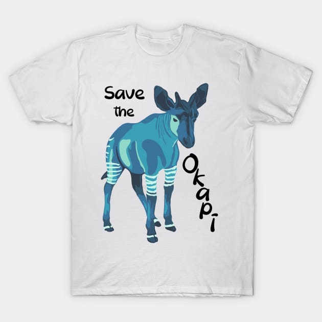 Okapi T-Shirt by Slightly Unhinged